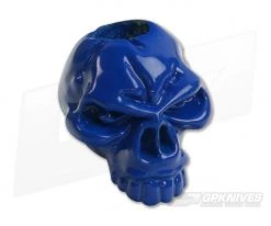 Schmuckatelli Emerson Skull Bead Powder Coat Blue
