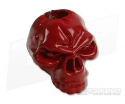 Schmuckatelli Emerson Skull Bead Powder Coat Red