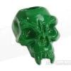 Schmuckatelli Fang Skull Bead Green Powder Coat Pewter -Cheap Knife Accessories Store fpcg