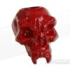 Schmuckatelli Fang Skull Bead Red Powder Coat Pewter -Cheap Knife Accessories Store fpcr
