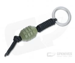 Microtech Frag Grenade Bead OD Green Lanyard Keychain