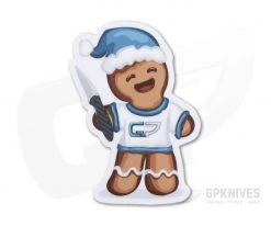GPKnives Limited Gingerbread Man Winter Holiday Sticker