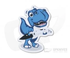 GPKnives Exclusive Native 5 FRN Black CPM Rex 45 T-Rex Sticker