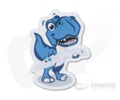 GPKnives Exclusive Native 5 FRN Satin CPM Rex 45 T-Rex Sticker - EXTRA