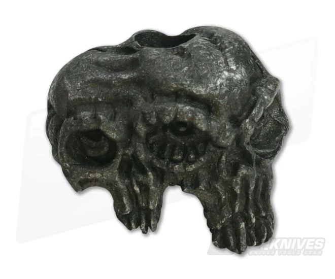 Schmuckatelli Gemini Twins Skull Bead Black Oxidized Pewter 3 Schmuckatelli Gemini Twins Skull Bead Black Oxidized Pewter