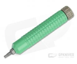 Heretic Knives Tool Kit Bit Set and Driver Green Cerakote Bronze Cap H995