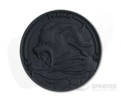 Heretic Knives Pariah Challenge Coin Tactical Black