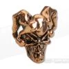 Schmuckatelli Jester Skull Bead Antique Copper Plated 2 Schmuckatelli Jester Skull Bead Antique Copper Plated -Cheap Knife Accessories Store jstac 2