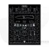 Knafs Guide to Knives Blackout Edition Pocket Knife Poster 18 x 24” -Cheap Knife Accessories Store knafs poster