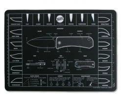 Knafs Knife Anatomy Oversize Shop Mat