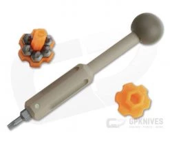 Audacious Concept Titanium Knife Tool V4.0 Bit Driver Set Desert Tan KT4-TIT-DES