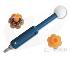 Audacious Concept Titanium Knife Tool V4.0 Bit Driver Set Suomi Blue KT4-TIT-FIN