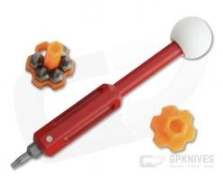 Audacious Concept Titanium Knife Tool V4.0 Bit Driver Set Santa Red KT4-TIT-SNT