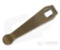 Lynch Northwest Spyderco Bronze Ano Standard Wire Clip Replacement Deep Carry Titanium Clip