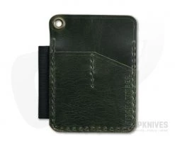 Hitch & Timber Mini Engineer Caddy Antique Green Leather EDC Utility Wallet