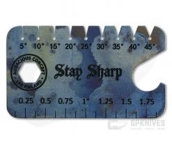 Audacious Concept Flame Anodized Titanium Dog Tag 2.0 Angle Finder N001T