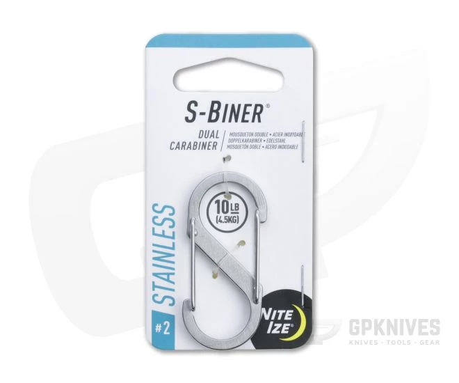 Nite Ize Innovation S-Biner #2 Stainless Steel 3 Nite Ize Innovation S-Biner #2 Stainless Steel