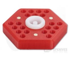 Audacious Concept Hex21 Desktop Tool Holder Red Polymer