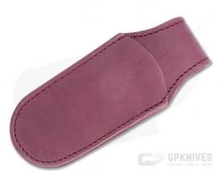 MKM Magnetic Leather Pocket Sheath Burgundy PLSM01-BU