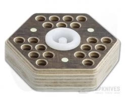 Audacious Concept Hex21 Desktop Tool Holder Brown Plywood