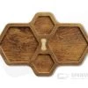 Audacious Concept HexTray Brown Plywood EDC Organizer Tray