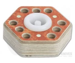 Audacious Concept Hex9 Desktop Tool Holder Orange Plywood