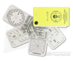 ESEE Pocket Navigation/Survival Card Set w/Notebook -Cheap Knife Accessories Store pocket nav cards 3