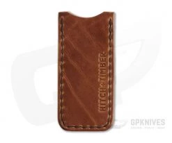 Hitch & Timber Proper Slip No Loop English Tan Leather EDC Slip