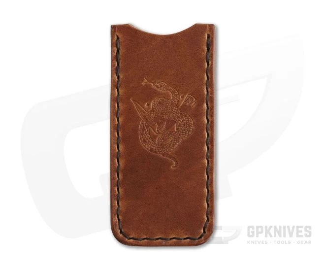 Hitch & Timber Proper Slip No Loop English Tan Leather EDC Slip 4 Hitch & Timber Proper Slip No Loop English Tan Leather EDC Slip - Image 2