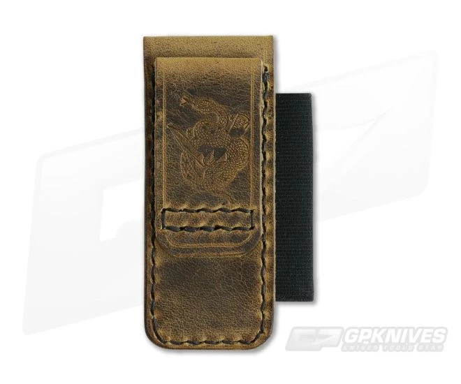 Hitch & Timber Proper Belt Sheath with Pen Holder Crazy Horse Leather 5 Hitch & Timber Proper Belt Sheath with Pen Holder Crazy Horse Leather - Image 3