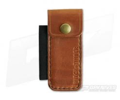 Hitch & Timber Proper Belt Sheath with Pen Holder English Tan Leather