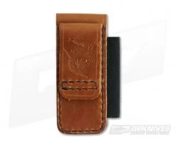 Hitch & Timber Proper Belt Sheath with Pen Holder English Tan Leather -Cheap Knife Accessories Store properbelt et 3