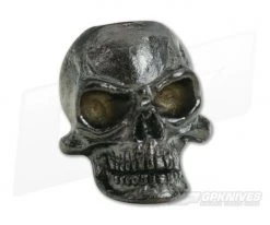 Schmuckatelli Protech Skull Bead Hematite Plated Matte Finish