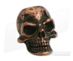 Schmuckatelli Protech Skull Bead Roman Copper Oxide Finish