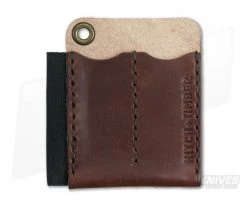 Hitch & Timber Runt 2.0 Card Holder Chestnut Leather EDC Slip & Pen Holder
