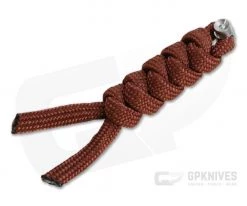 Chris Reeve Small Sebenza 31 Lanyard Rust with Silver Pin