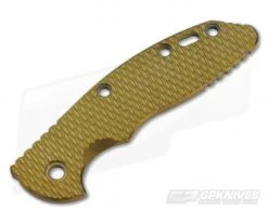 Hinderer Knives Bronze Titanium Handle Scale for XM-18 3.5" Textured