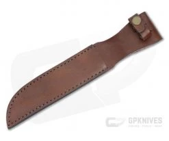 Leather Fixed Blade Knife Sheath 7" Tan
