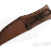 Leather Fixed Blade Knife Sheath 8" Tan