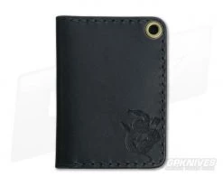 Hitch & Timber Sheepshank Black Leather Bifold Wallet