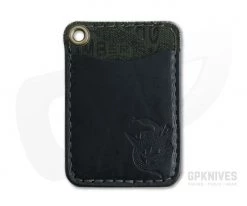 Hitch & Timber Short Fold Card Wallet Black Leather