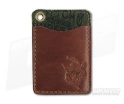 Hitch & Timber Short Fold Card Wallet Chestnut Leather