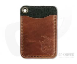 Hitch & Timber Short Fold Card Wallet English Tan Leather