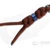 Chris Reeve Small Inkosi Lanyard Rust with Blue Bead -Cheap Knife Accessories Store sin 7017 1