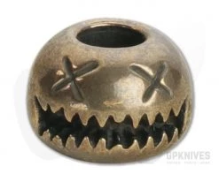 Audacious Concept Smiley Bead Small Bronze Lanyard Bead SMS-BRZ-STW