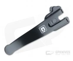 Clip & Carry SwissQlip Black 91mm Victorinox Stainless Steel Pocket Clip SQLIP91-BLK