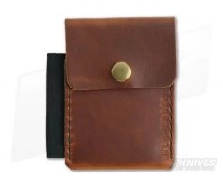 Hitch & Timber Surveyor English Tan Leather Brass Snap Wallet