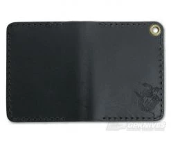 Hitch & Timber Trucker's Hitch Black Leather Fold-Over EDC Utility Wallet -Cheap Knife Accessories Store truckerhitch bk 3