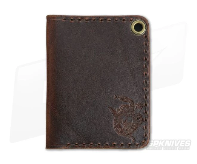 Hitch & Timber Trucker's Hitch Brown Nut Leather Fold-Over EDC Utility Wallet 3 Hitch & Timber Trucker's Hitch Brown Nut Leather Fold-Over EDC Utility Wallet