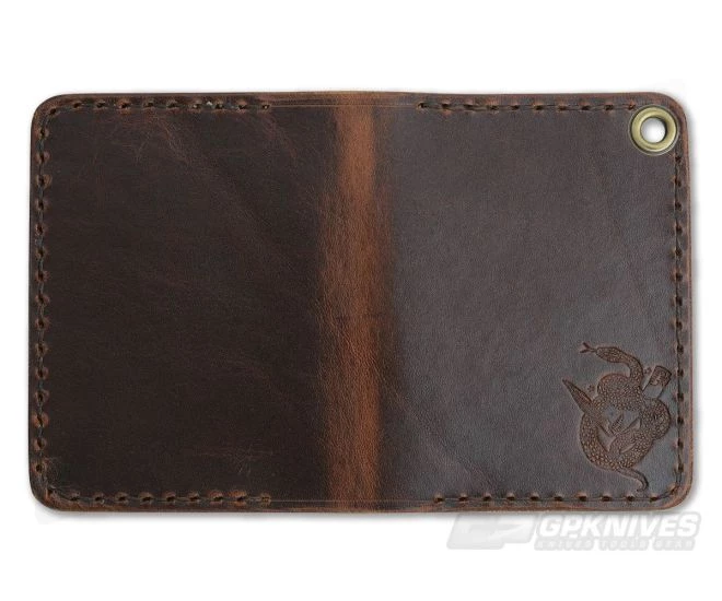 Hitch & Timber Trucker's Hitch Brown Nut Leather Fold-Over EDC Utility Wallet 5 Hitch & Timber Trucker's Hitch Brown Nut Leather Fold-Over EDC Utility Wallet - Image 3